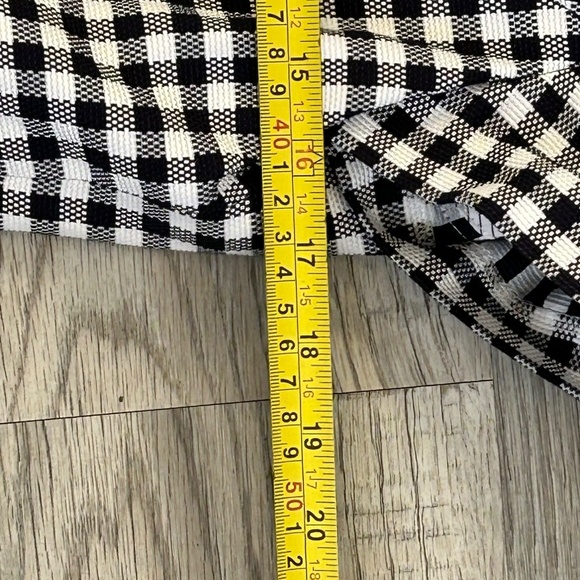 Brooks Brothers Red Fleece Collection Black/White Check Sz 12 - Picture 7 of 7